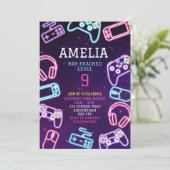 ビデオゲームの誕生日パーティー 招待状 (スタンド正面)