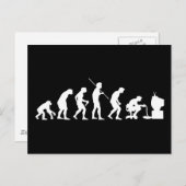 ビデオゲームの進化ゲーマー ポストカード (正面/裏面)