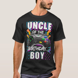 ビデオゲームの鳥に合う誕生日ボーイのおじさん Tシャツ