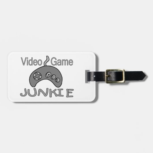 ビデオゲームの麻薬常習者 ラゲッジタグ (正面横)