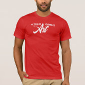 ビデオゲームはアートではない Tシャツ (正面)