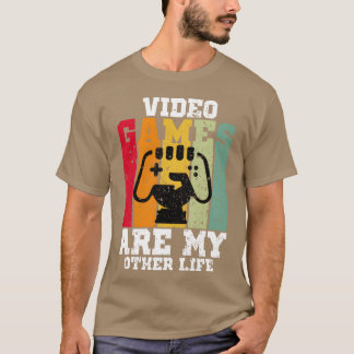 ビデオゲームは私のもう一つの人生 バンタン ファミリー Tシャツ