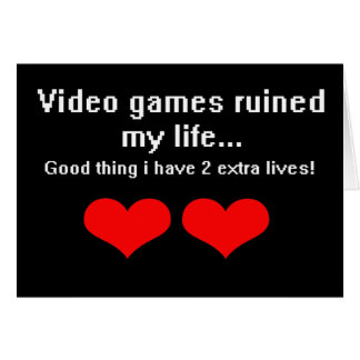 ビデオゲームは私の生命を…台無しにしました
