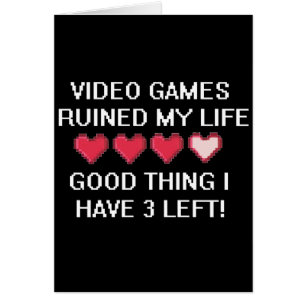 ビデオゲームは私の生活様式1を台無しにしました