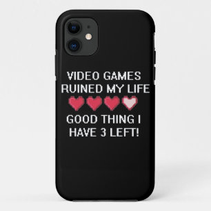 ビデオゲームは私の生活様式1を台無しにしました iPhone 11 ケース