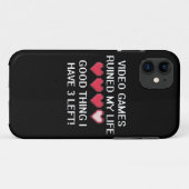 ビデオゲームは私の生活様式1を台無しにしました Case-Mate iPhoneケース (裏面(横))