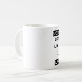 ビデオゲームは私達を激しくさせません(コンピュータ) コーヒーマグカップ (正面左)