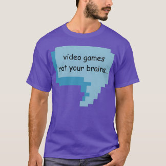 ビデオゲームは脳を腐らせる ゲーミング ヴィンテージギフト Tシャツ
