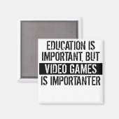 ビデオゲームは重要 マグネット (正面/裏面)