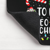 ビデオゲームをするのが一番好きなクリスマスの家族の一致 マウスパッド (コーナー)