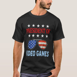 ビデオゲームアクセサリーUsaフラグビデオゲームSayi Tシャツ