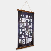 ビデオゲームウォールデコつるアのタペストリー 吊り下げ型タペストリー (傾斜あり)