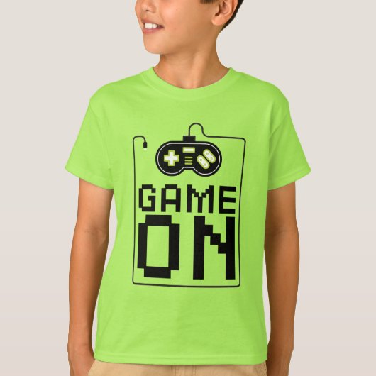 ビデオゲームオン Tシャツ (正面)