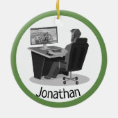 ビデオゲームオーナメント セラミックオーナメント (裏面)