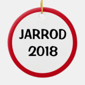 ビデオゲームオーナメント セラミックオーナメント (裏面)