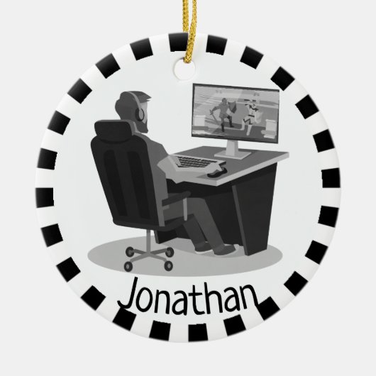 ビデオゲームオーナメント セラミックオーナメント (正面)