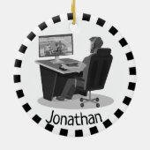 ビデオゲームオーナメント セラミックオーナメント (裏面)