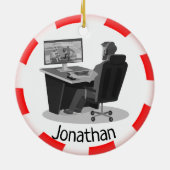 ビデオゲームオーナメント セラミックオーナメント (裏面)