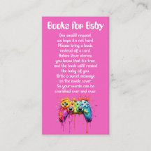 ビデオゲームガールベビーシャワーブックベビー