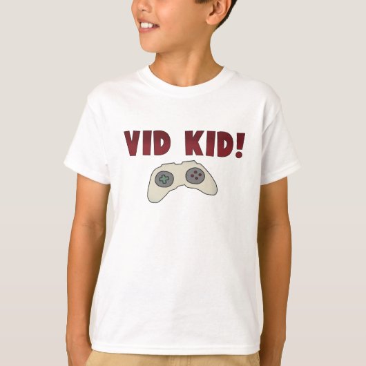 ビデオゲームキッド Tシャツ (正面)
