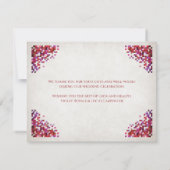 ビデオゲームギーク結婚の サンキューカード (裏面)