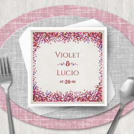 ビデオゲームギーク結婚の スタンダードカクテルナプキン