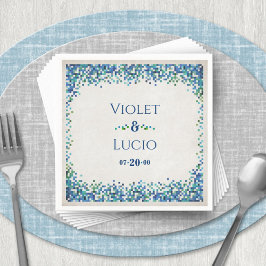 ビデオゲームギーク結婚の スタンダードカクテルナプキン