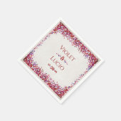 ビデオゲームギーク結婚の スタンダードカクテルナプキン (角)