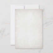 ビデオゲームギーク結婚の 出欠カード (裏面)