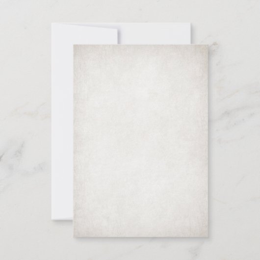 ビデオゲームギーク結婚の 出欠カード (裏面)