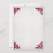 ビデオゲームギーク結婚の 招待状 (裏面)