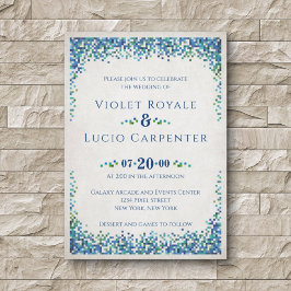 ビデオゲームギーク結婚の 招待状