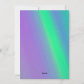 ビデオゲームグリーン子供の誕生日パーティの招待状 シーズンカード (裏面)