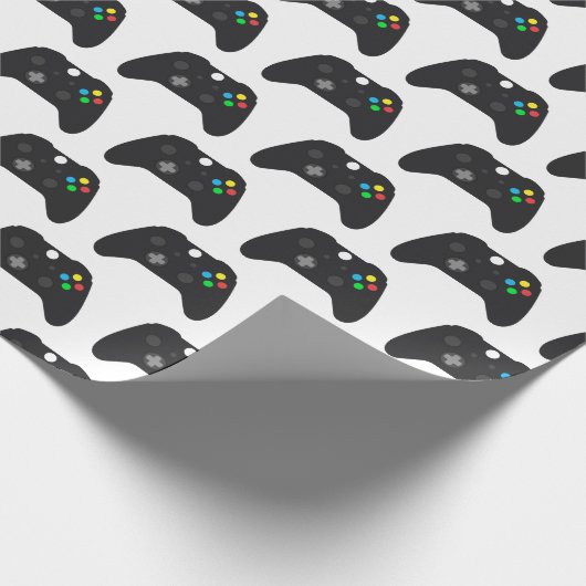 ビデオゲームゲーマーゲーム誕生日 ラッピングペーパー (角)