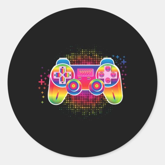 ビデオゲームゲーマーコントローラ ラウンドシール (正面)