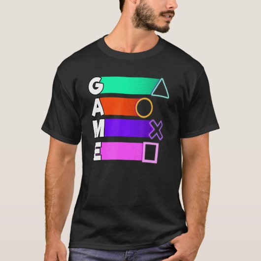 ビデオゲームゲーマー Tシャツ (正面)