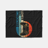 ビデオゲームコントローラのアンロックレベル13誕生日B フリースブランケット (正面(横))