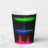 ビデオゲームコントローラのネオンゲーム誕生日パーティー 紙コップ (右)