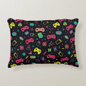 ビデオゲームコントローラのパターン アクセントクッション (正面)