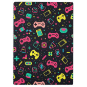 ビデオゲームコントローラのパターン クリップボード (裏面)