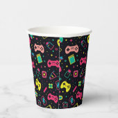 ビデオゲームコントローラのパターン 紙コップ (右)