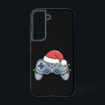 ビデオゲームコントローラクリスマスサンタハットゲーマー SAMSUNG GALAXY S22ケース<br><div class="desc">ビデオゲームコントローラクリスマスサンタハットゲーマー</div>
