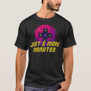 ビデオゲームコントローラゲーマーわずか5分 Tシャツ