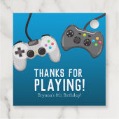 ビデオゲームコントローラゲーマーバースデーパーティー フェイバータグ (裏面)