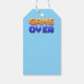 ビデオゲームコントローラゲーマー誕生日ありがとう ギフトタグ (裏面)