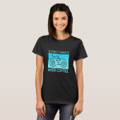 ビデオゲームコントローラゲームコンソールゲーマーストリーミ Tシャツ (正面フル)