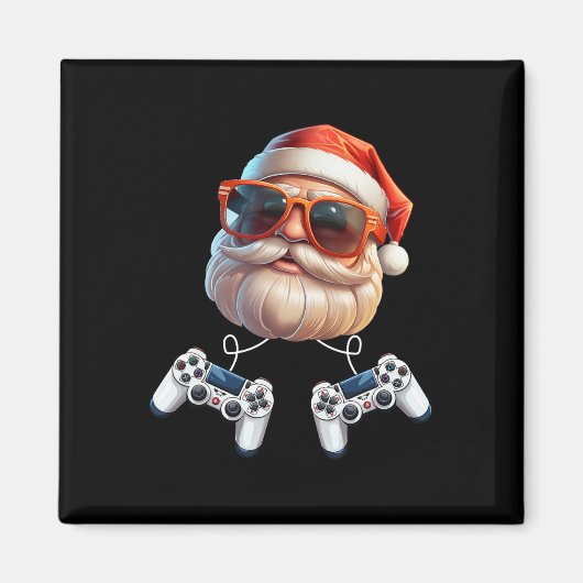 ビデオゲームコントローラークリスマスゲーマーゲーム好き マグネット (正面)