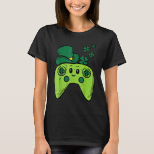ビデオゲームコントローラーセントパトリック・デイゲーマーボーイズ Tシャツ