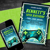 ビデオゲームコントローラー招待状 招待状