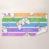 ビデオゲームコントローラー誕生日パーティー バスタオル (バスタオル)